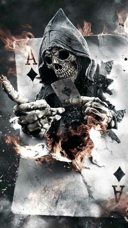 Страшные заставки на телефон