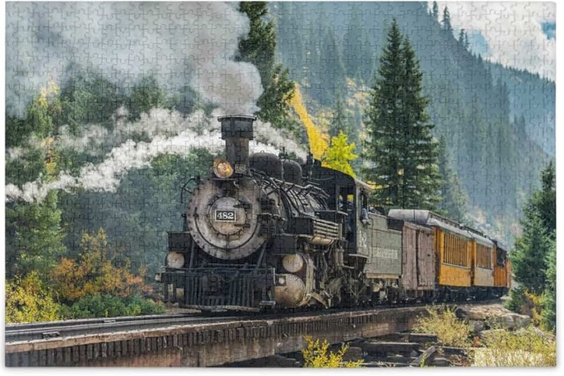 Старинный поезд