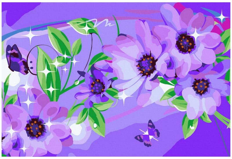 Красивые яркие цветы