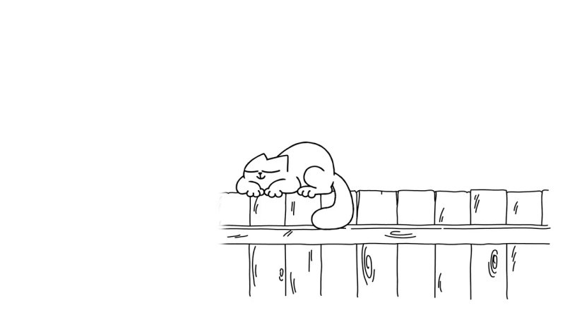 Заставка на рабочий стол бесплатно кот Саймона