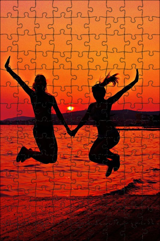 Друзья на закате