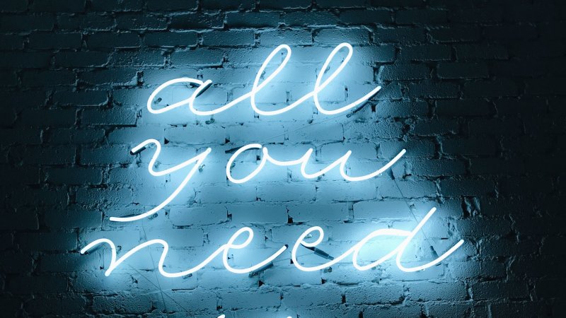 Неоновые обои