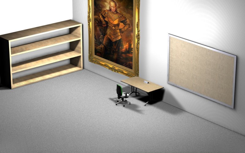 Фон с полками для рабочего стола