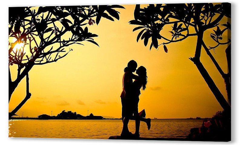 Влюблённые на закате