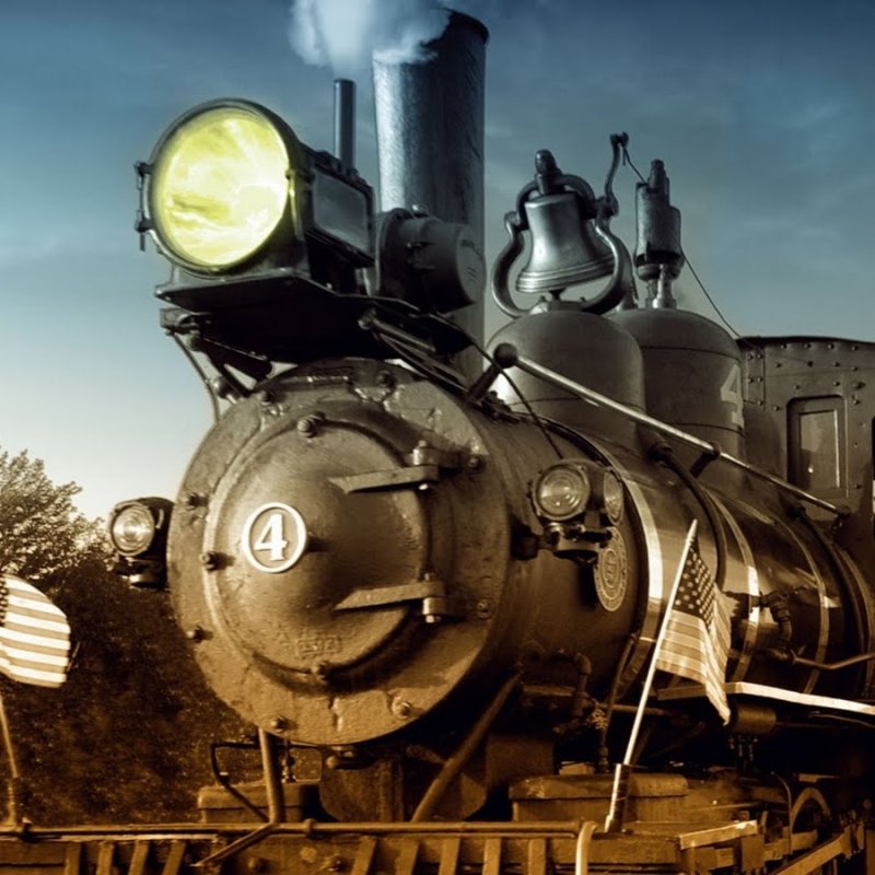 "паровоз старинный"