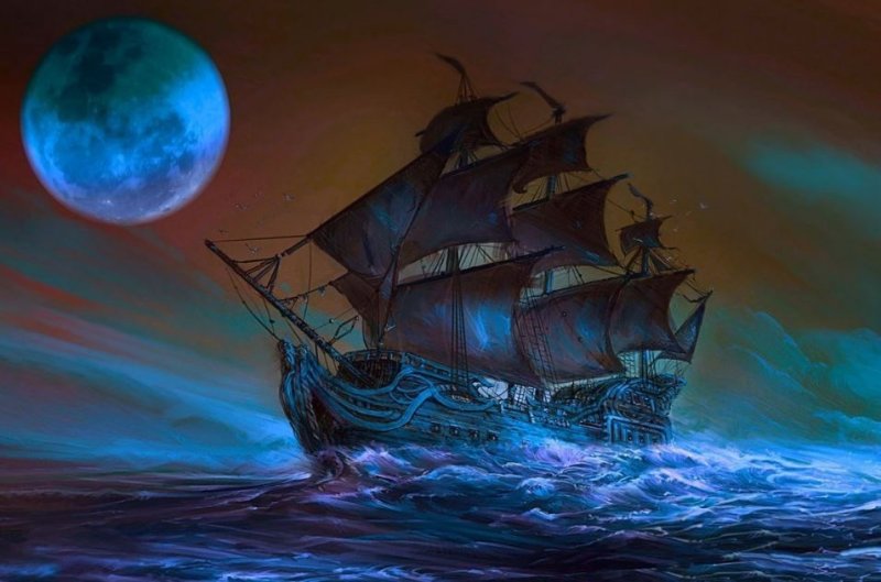 Летучий голландец корабль Галеон