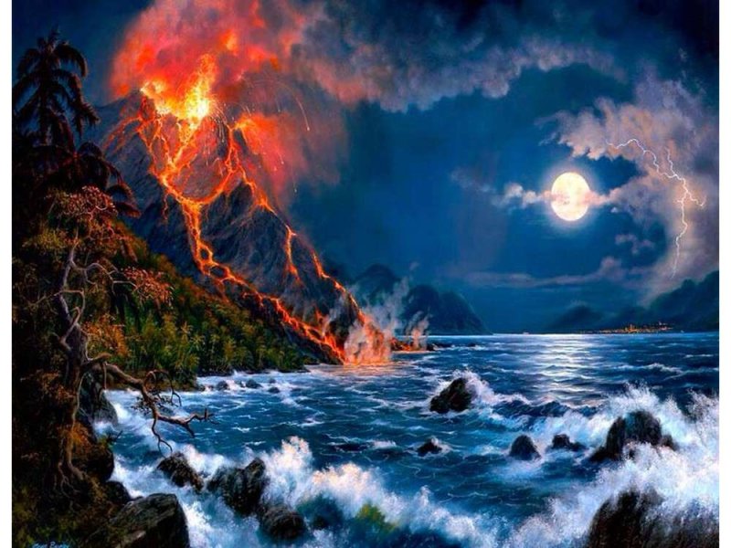 Пейзаж море