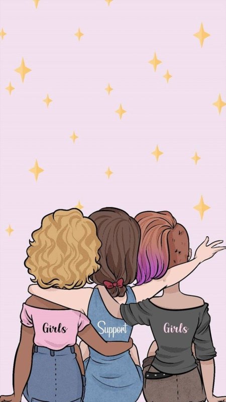 Парные заставки для подруг