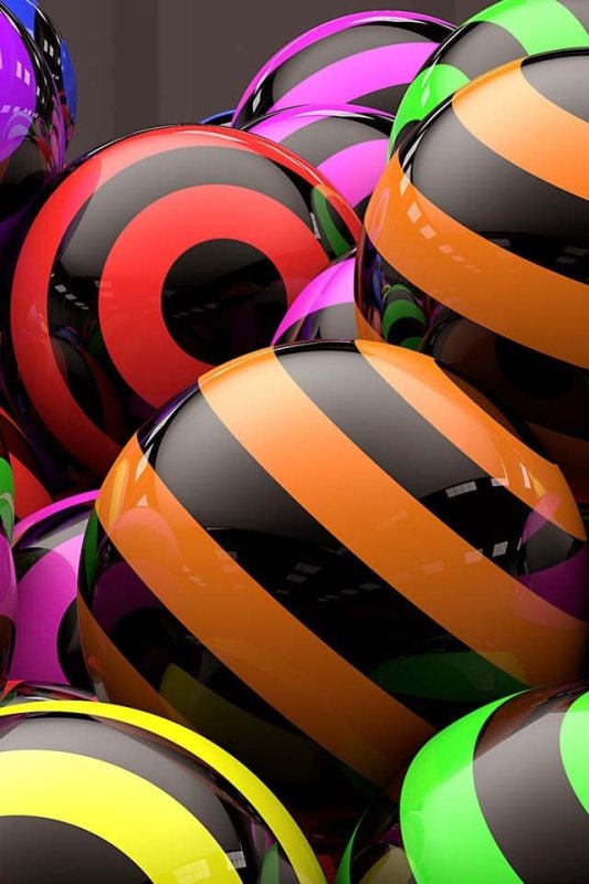 Яркие обои на телефон