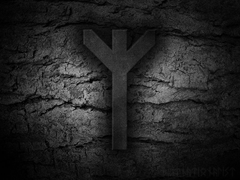 Скандинавские руны Альгиз