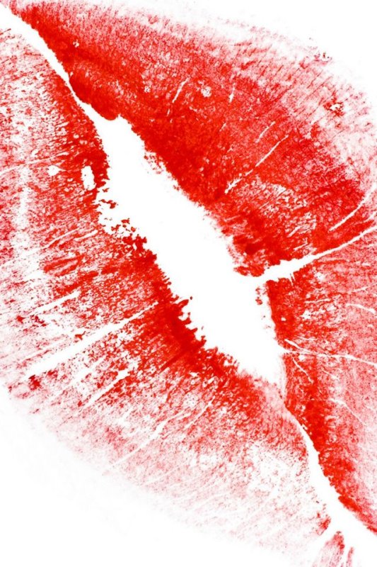 Фон с поцелуями