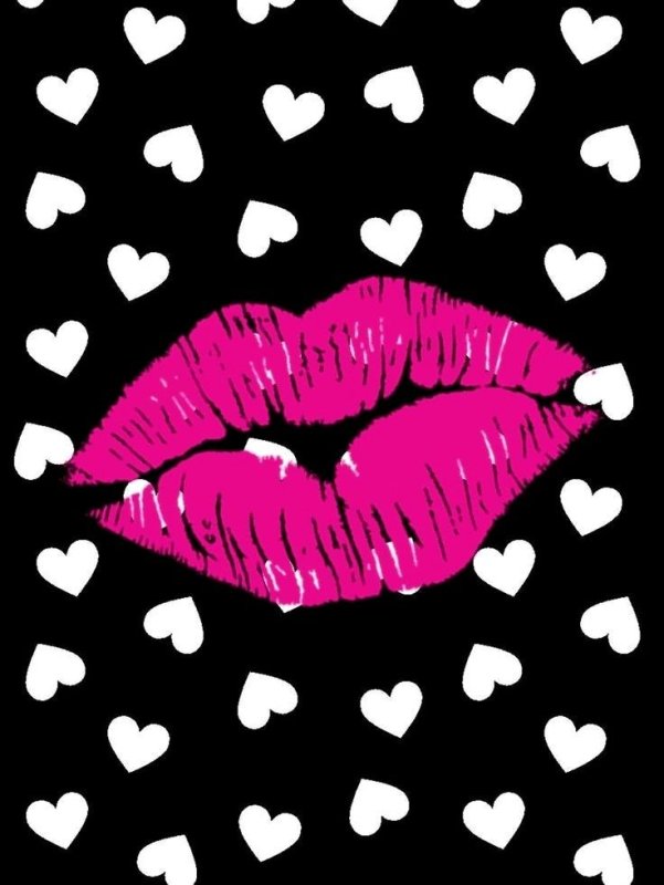 Обои на телефон поцелуйчики