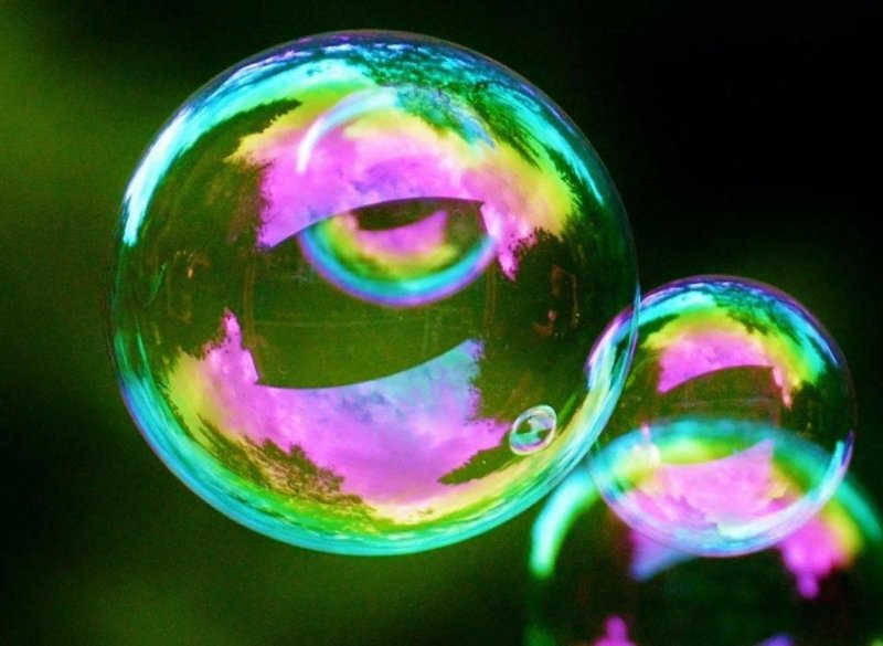 Мыльные пузыри обои