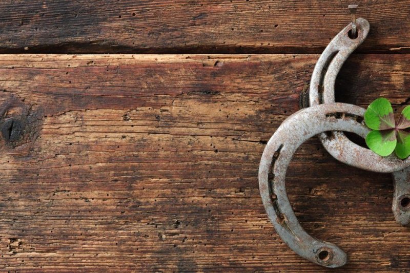 Фон с подковой