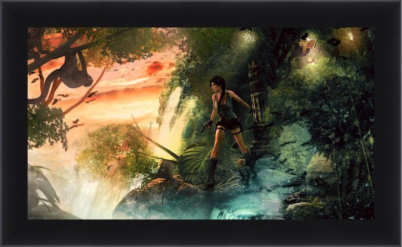 Лара Крофт томб Райдер арт