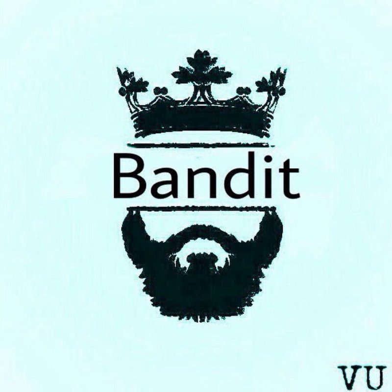 Надпись бандит