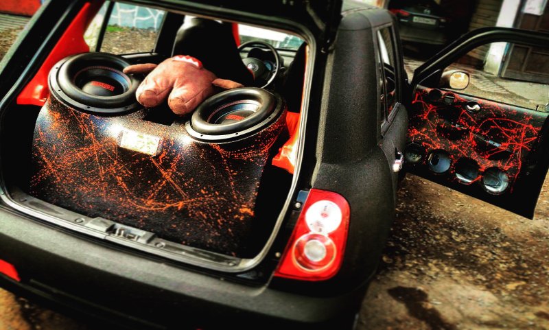 Альфард автозвук машины