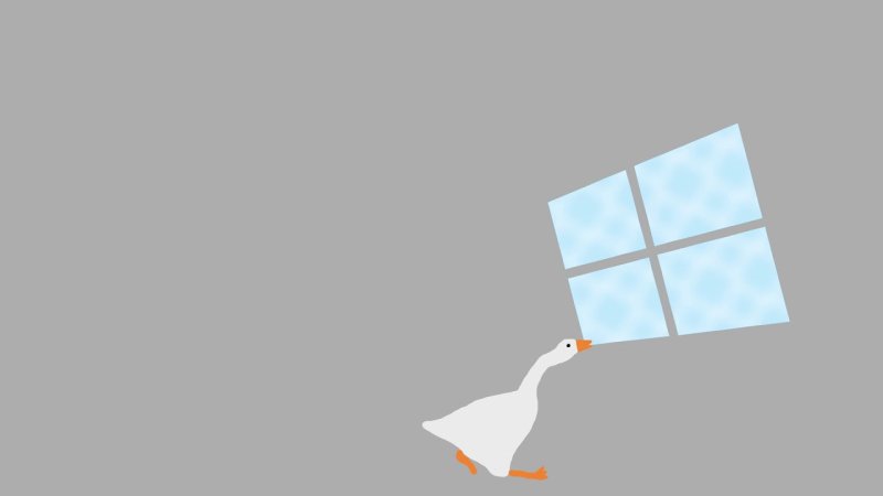 Заставка Гусь