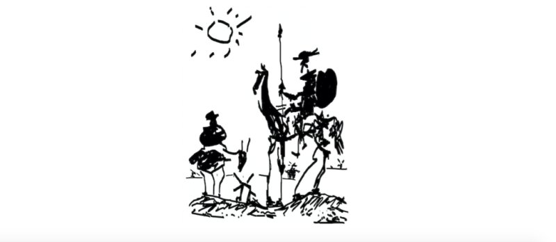 Дон Кихот и Санчо Панса Пикассо