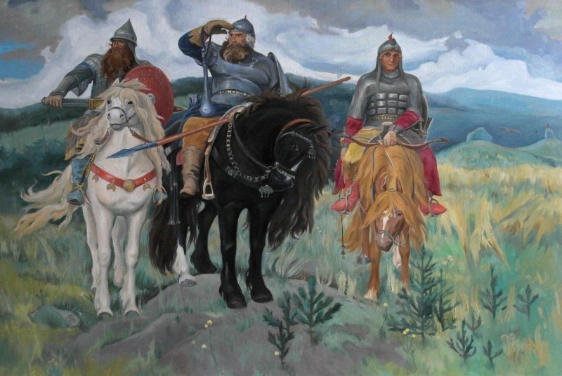 Три богатыря Васнецов