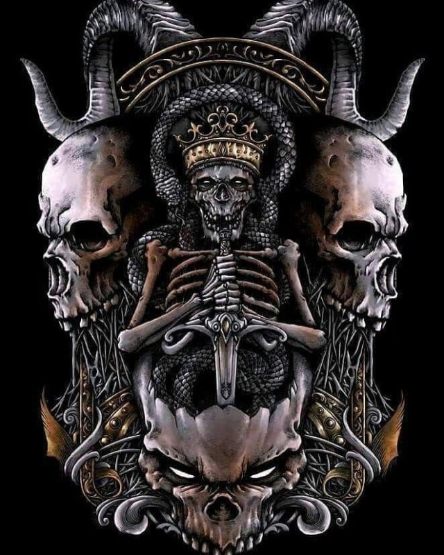 Череп с короной