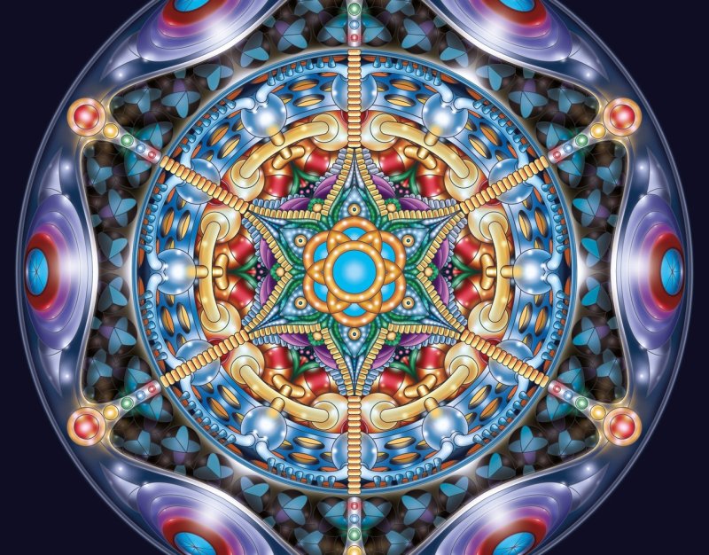 Мандала денежный колодец