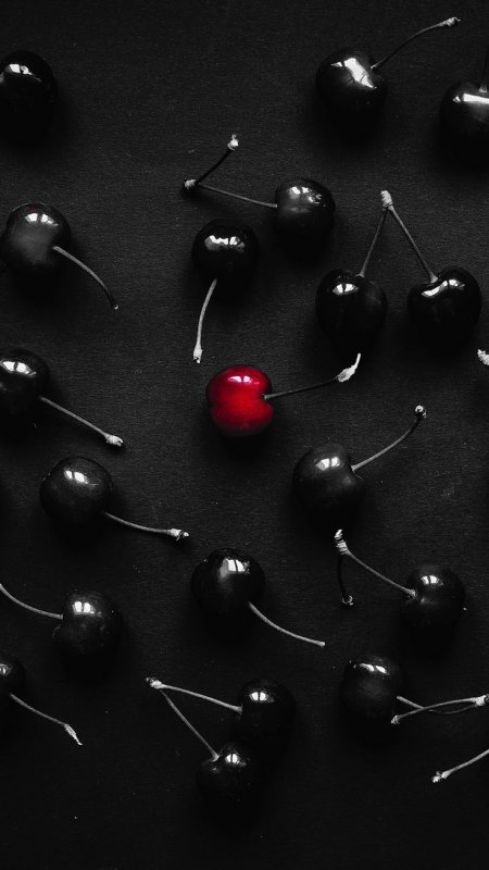 Фон с вишенками