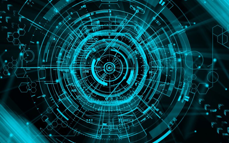 Футуристический фон