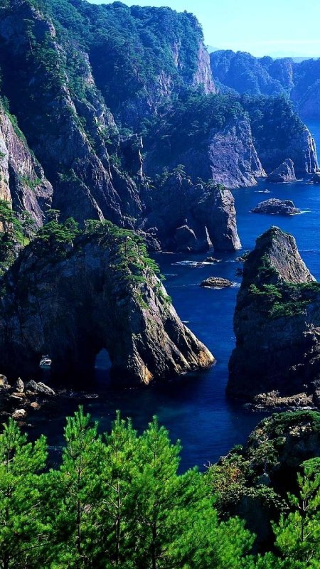 Океан и горы