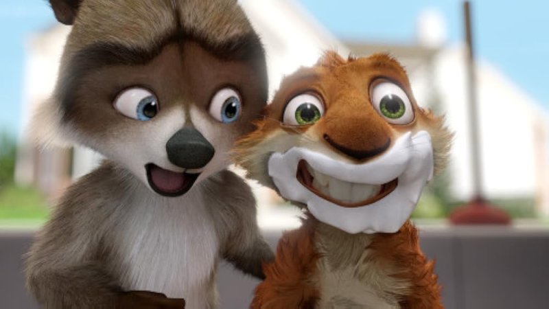 Лесная братва over the Hedge