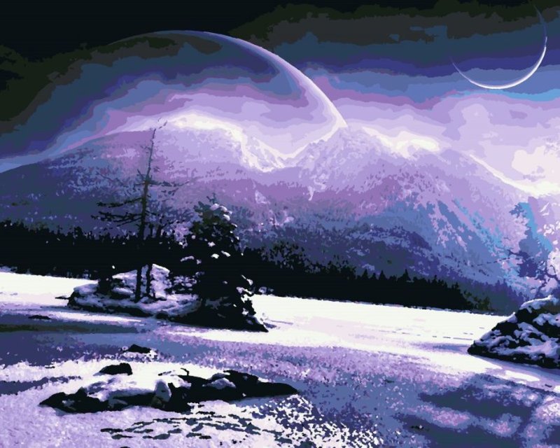 Фантастические зимние пейзажи