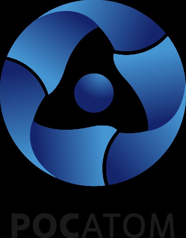 Росатом логотип без фона