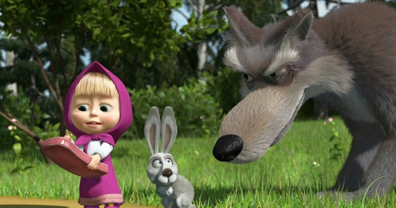 Маша и медведь игра догонялки с Машей