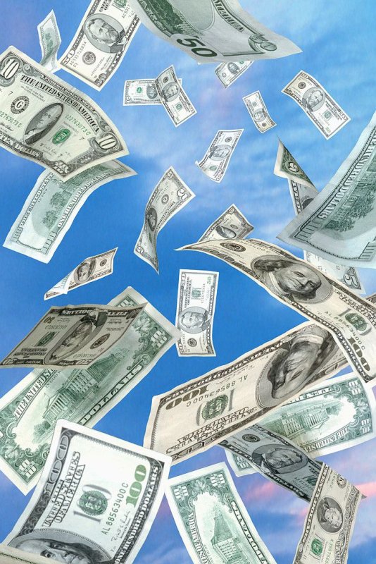 Деньги падают