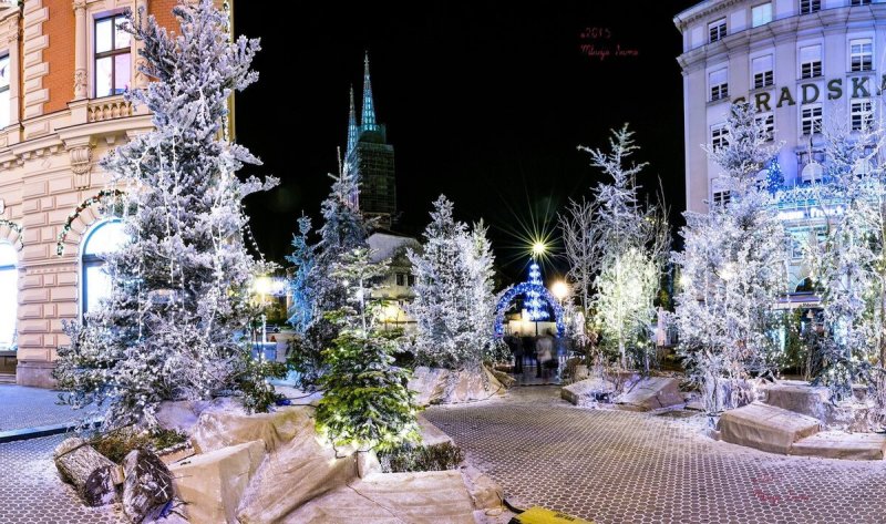 Зимний город