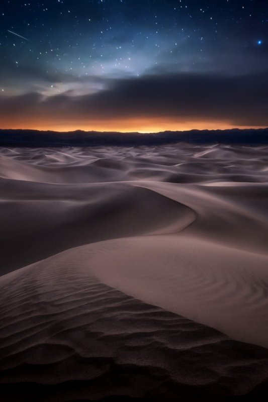 Пустыня ночью