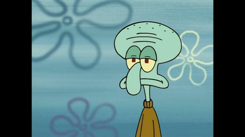 Губка Боб персонажи Сквидвард