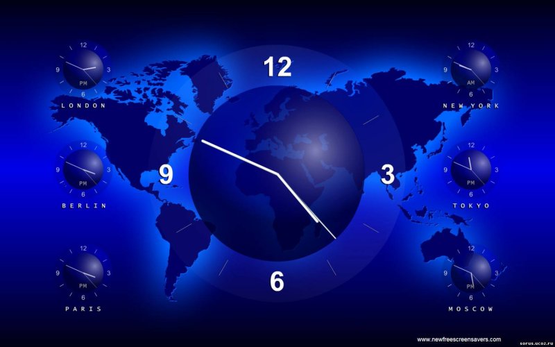 Виджет часы на рабочий стол