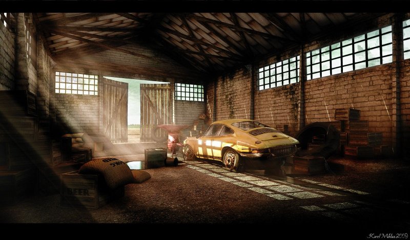 Автомастерская фон