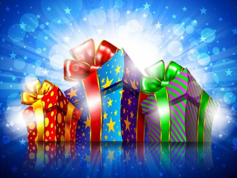 Подарки фон