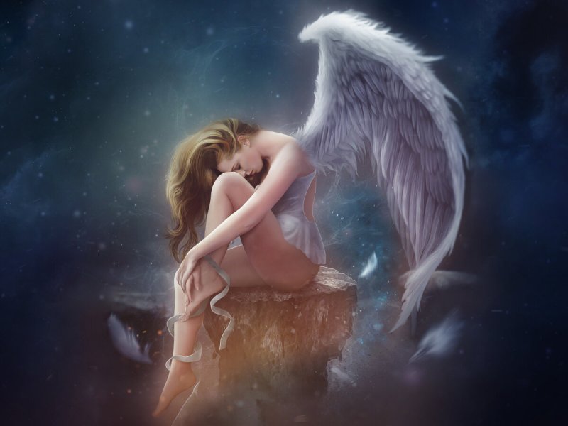 Девушка с крыльями
