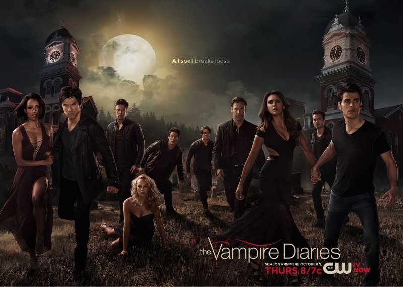 Дневники вампира 8 сезон Постер