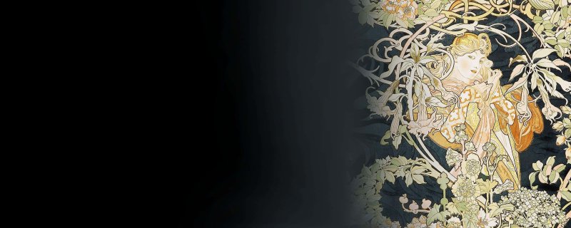 Фон в стиле арт нуво