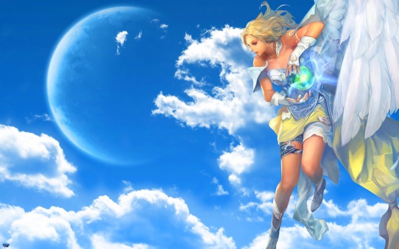 Ангел в небе