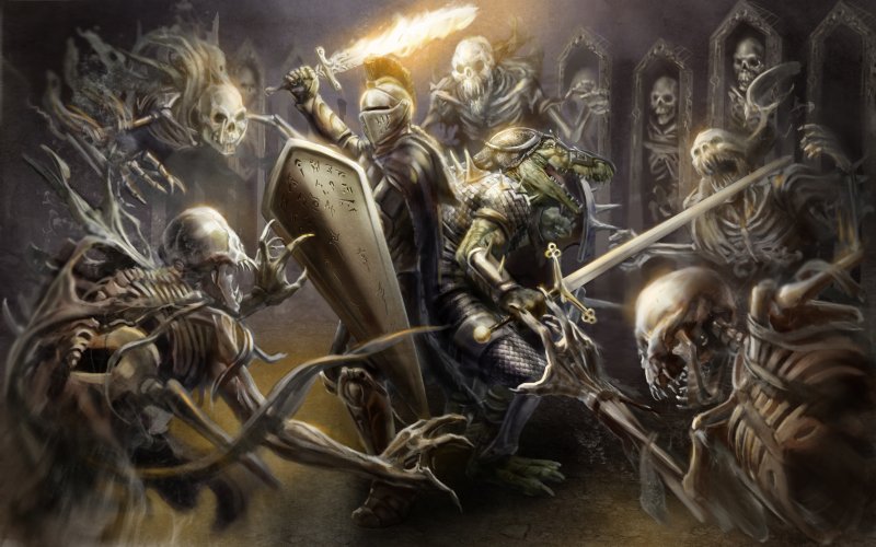 Армия скелетов фэнтези