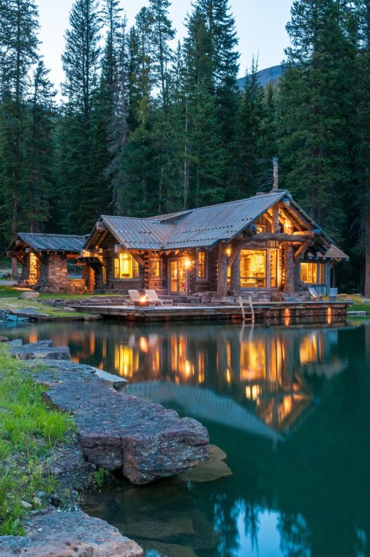Озеро Тахо домик