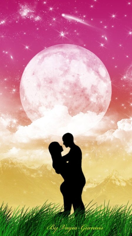 Фон влюбленные