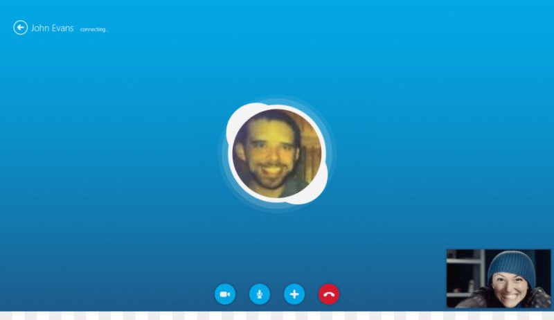 Skype видеозвонок