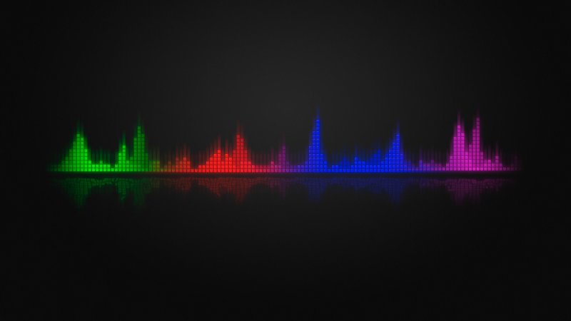 Неоновый эквалайзер