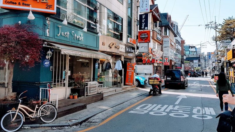 Пусан Южная Корея улицы